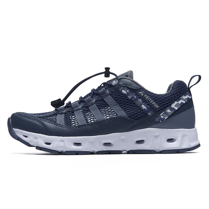 2025 Summer Sneakers Men Outdoor Beach Shoes Women Aqua Travelling Breathable Light Hiking Shoes Water Sports Training Footwear