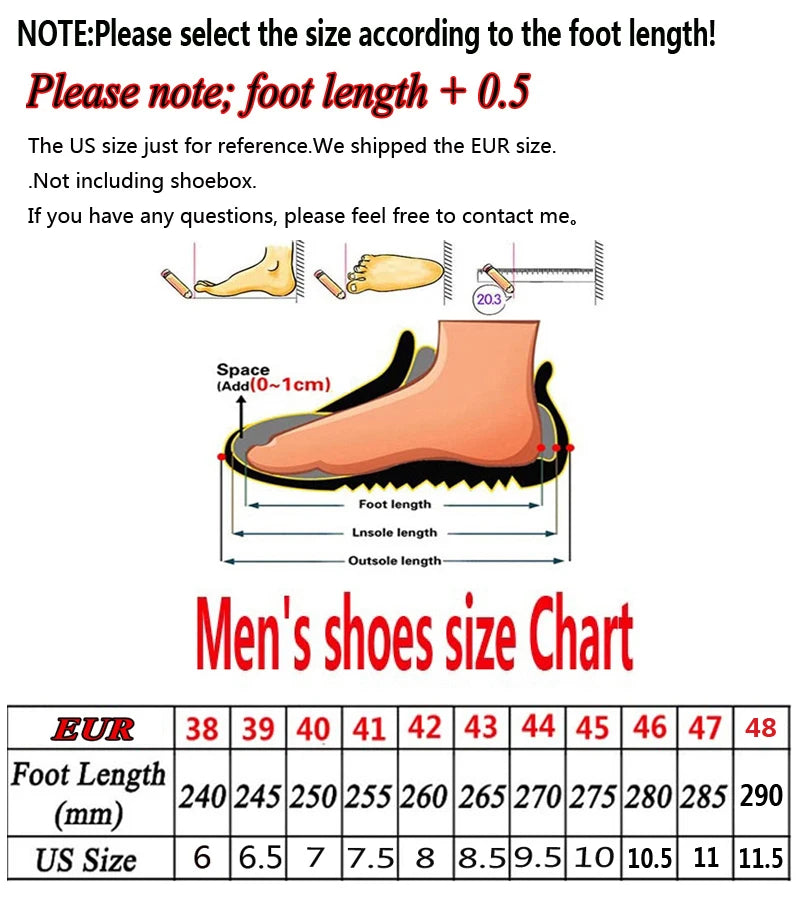 2025 Sneakers For Men Breathable Non-Slip Sport Shoes Male Fashion Casual Platform Shoes Comfortable Outdoor Running Shoes