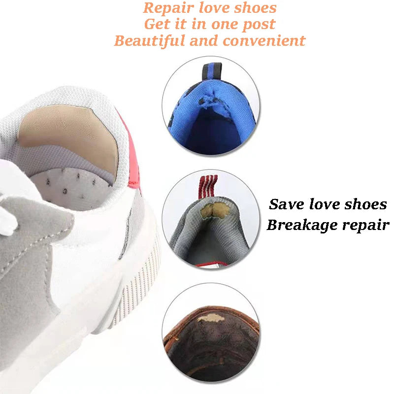 Sneakers Insoles Heel Repair Subsidy Viscose Shoe Hole Shoemaker Stickers for Shoes Sports Lining Sticky Heel Anti-Wear