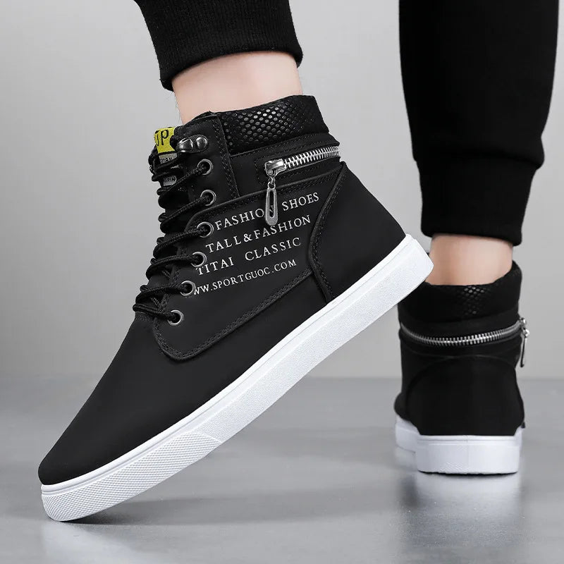 Brand Designer Men's Sneakers Comfortable Casual Shoes Fashion Non-slip Platform Shoes New Lightweight Sneakers Tenis Masculino