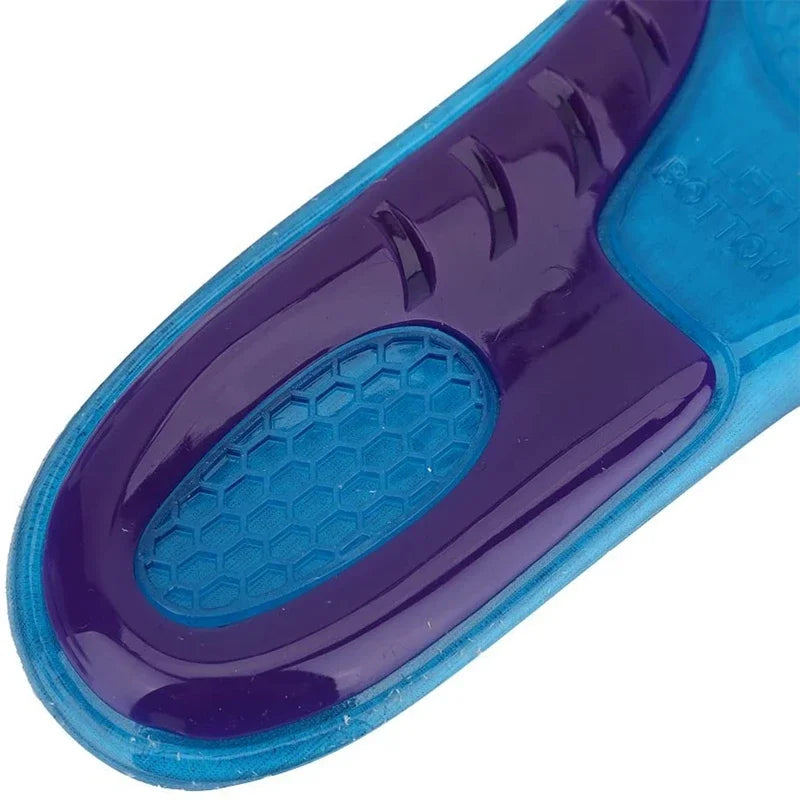 GEL Silicone Insoles for Shoes Orthotic Arch Support Insole Soft Shoe Inserts Sport Anti-slip Template For Man Women Shoe Sole