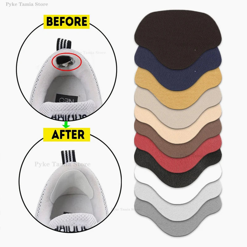 4Pcs Sports Shoes Patches Insoles Sneakers Men Heel Repair Subsidy Women for Anti-Wear Shoes Heels Sticker Foot Care Pad Inserts