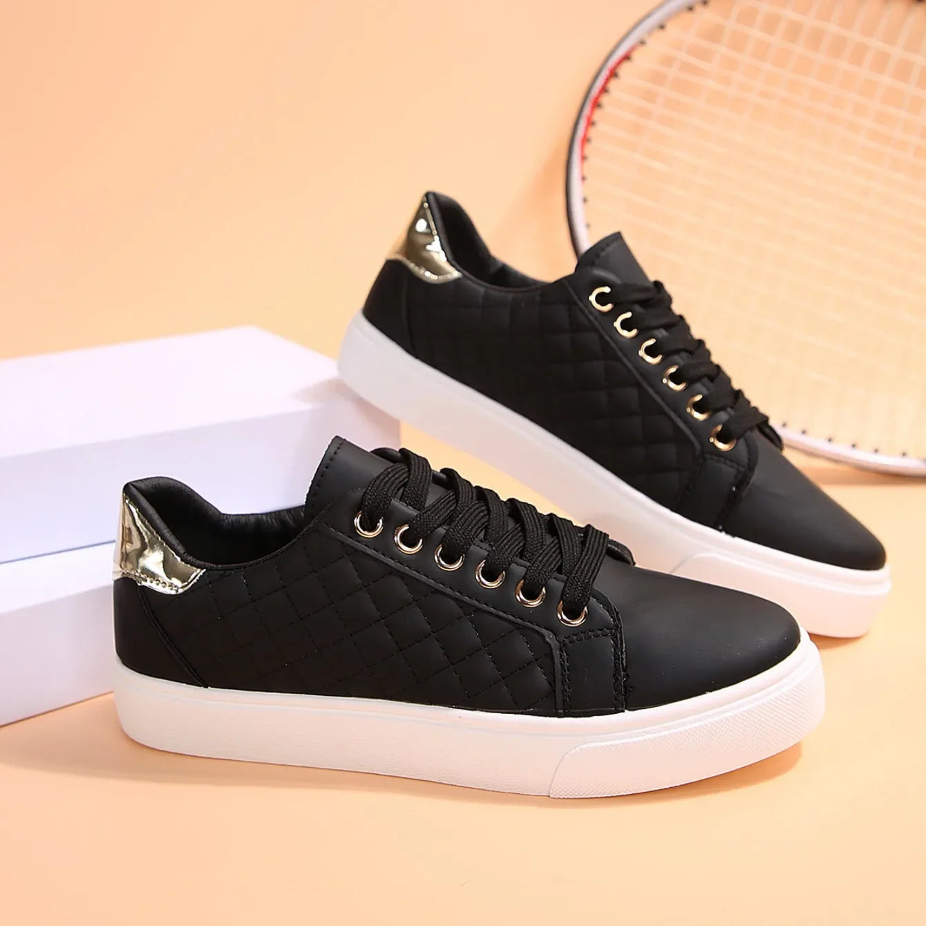 Women Sneakers 2024 Spring New Fashion Breathable Loafers Soft Sole Walking Casual Sneaker Comfortable Shallow Outdoor Sneakers