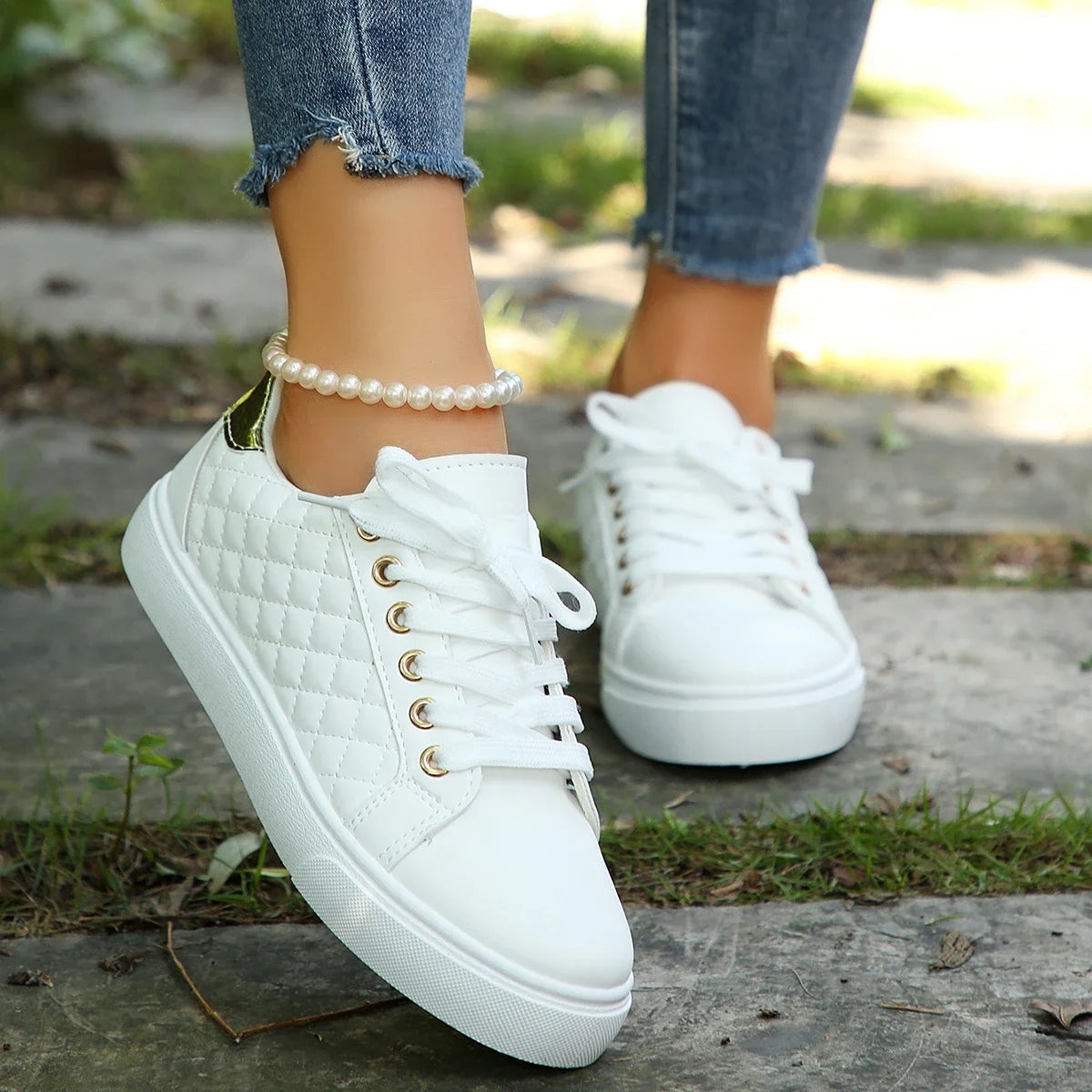 Women Sneakers 2024 Spring New Fashion Breathable Loafers Soft Sole Walking Casual Sneaker Comfortable Shallow Outdoor Sneakers