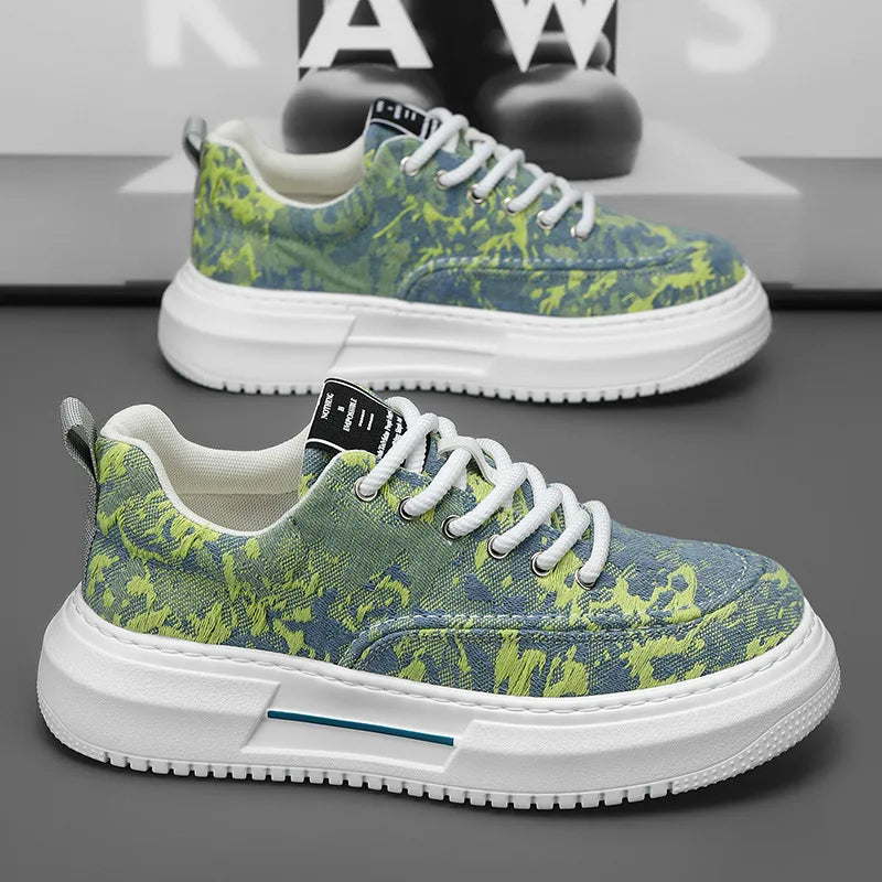 2025 Sneakers For Men Breathable Non-Slip Sport Shoes Male Fashion Casual Platform Shoes Comfortable Outdoor Running Shoes