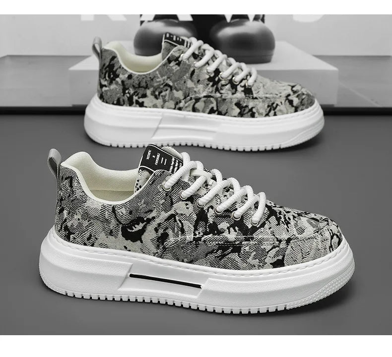 2025 Sneakers For Men Breathable Non-Slip Sport Shoes Male Fashion Casual Platform Shoes Comfortable Outdoor Running Shoes