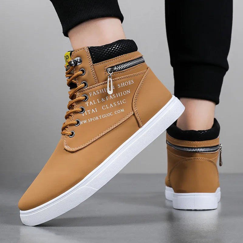 Brand Designer Men's Sneakers Comfortable Casual Shoes Fashion Non-slip Platform Shoes New Lightweight Sneakers Tenis Masculino