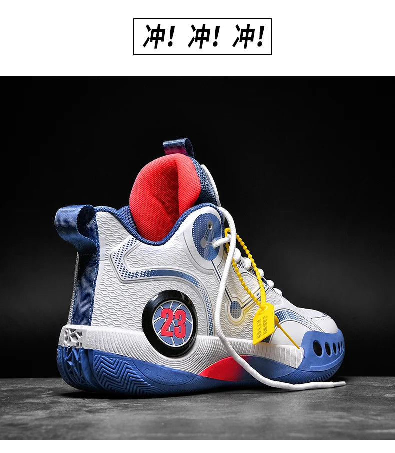 Popular Basketball Shoes Men Women Sneakers  Male Training Sports Fashion Colorful Waterproof Shoes Casual Non-Slip Couple Shoes