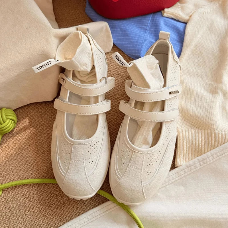 New Sneakers Women's Sport Shoes Flats Casual Loafers Sandals Summer 2025 Brand Comfort Hiking Travel Shoes Shallow Sandalias