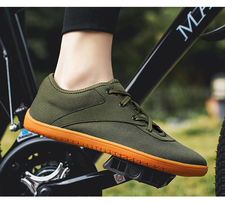 Wide Barefoot Sneakers Light Casual Mens Jogging Shoes Anti-slip Footwear Wide Barefoot Shoes Non-slip Ankle Outdoor Sneakers