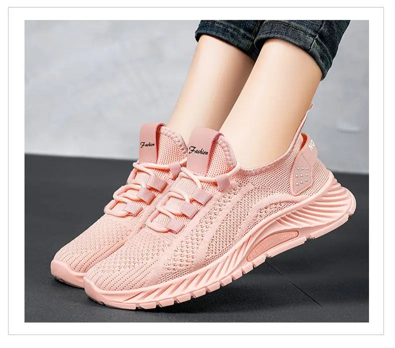 Sneakers Woman Luxury Spring Hot Ladies sports shoes Brand Breathable Running Shoes Fashion Light Basketball Tenis Platform Shoe