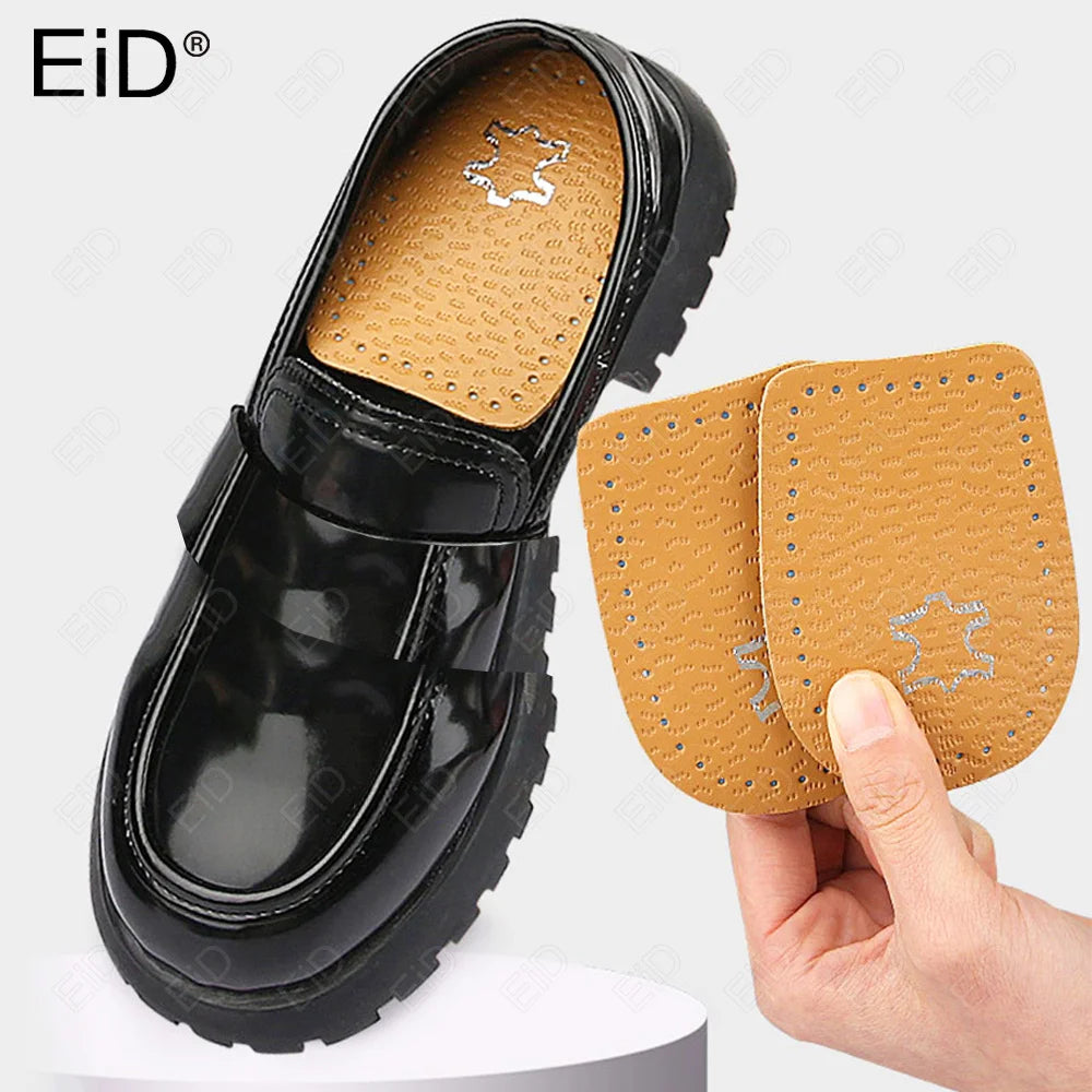 Heel Pad Leather Insoles For Shoes Men Women Heels Elastic High Heels Shoe Insoles Plantar Fasciitis Sneakers Sole Insert Insole