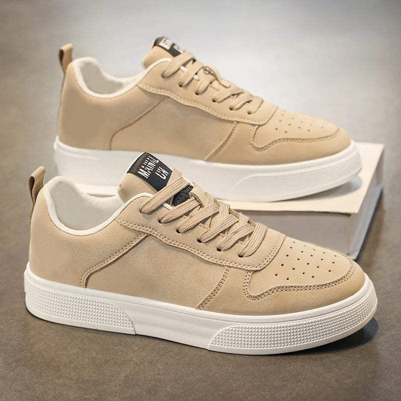 Men's Sneakers Trendy Spring Breathable Fashionable Board Shoes Thick Bottom Versatile Soft Bottom Casual Sneakers Large Size 44