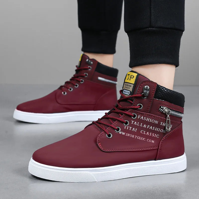 Brand Designer Men's Sneakers Comfortable Casual Shoes Fashion Non-slip Platform Shoes New Lightweight Sneakers Tenis Masculino