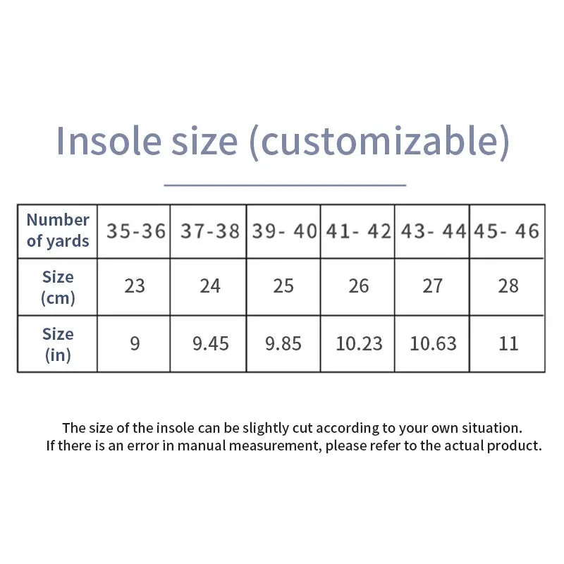 Sport Insoles for Men Women Shoe Inserts Pad Soft Breathable Sneakers Running Silicone Gel Cushion Orthopedic Care EVA Insoles