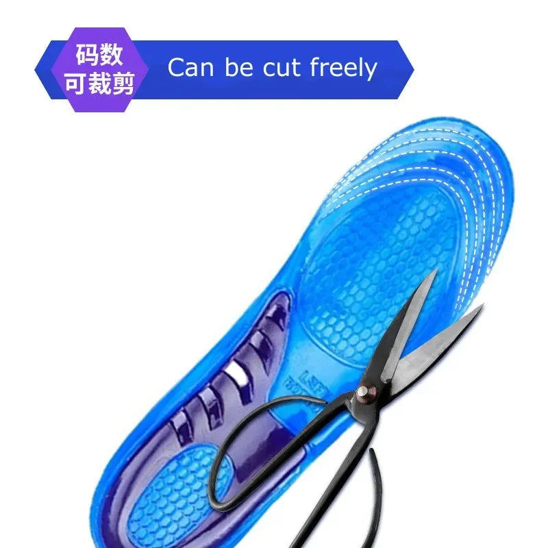 GEL Silicone Insoles for Shoes Orthotic Arch Support Insole Soft Shoe Inserts Sport Anti-slip Template For Man Women Shoe Sole