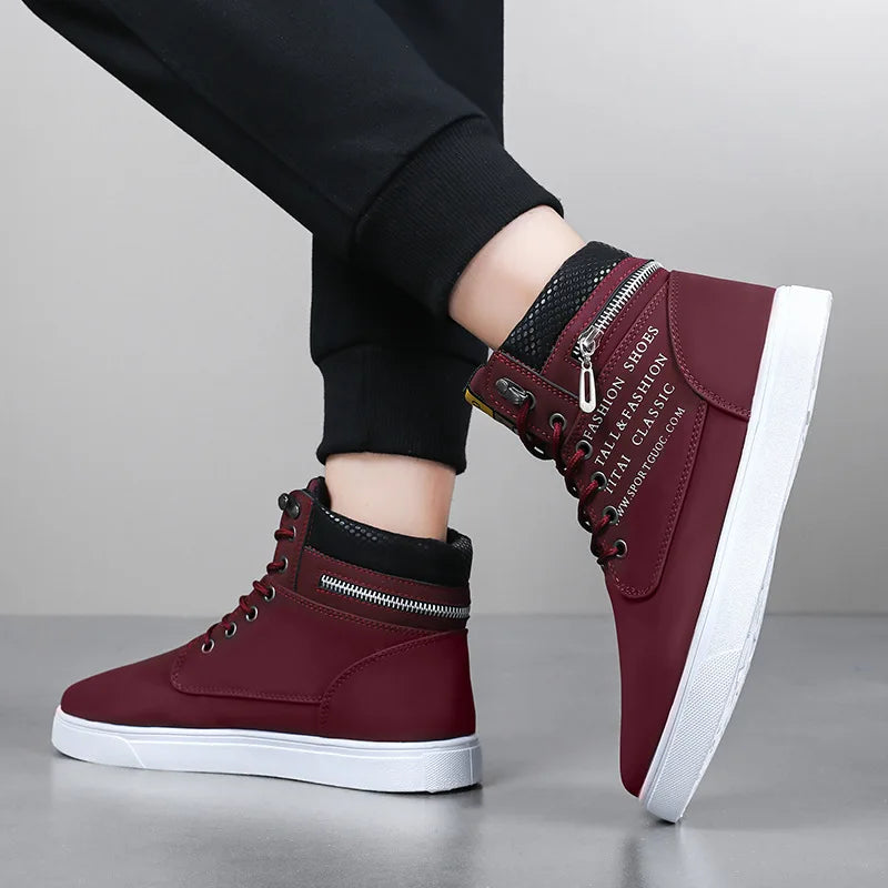 Brand Designer Men's Sneakers Comfortable Casual Shoes Fashion Non-slip Platform Shoes New Lightweight Sneakers Tenis Masculino