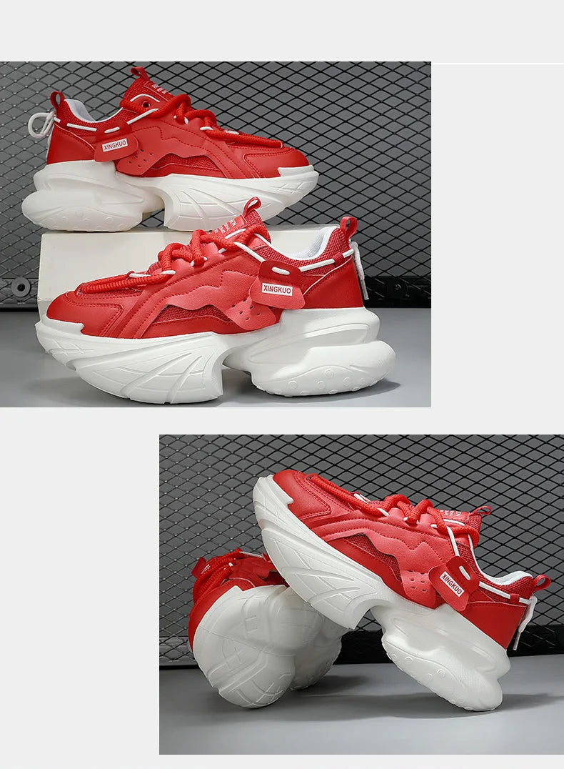 British Style Sneakers Men New Casual Shoes For Men Platform Basketball Sneakers Male Street Style Man Shoes