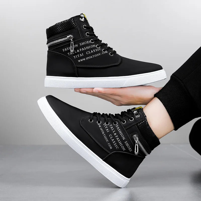 Brand Designer Men's Sneakers Comfortable Casual Shoes Fashion Non-slip Platform Shoes New Lightweight Sneakers Tenis Masculino