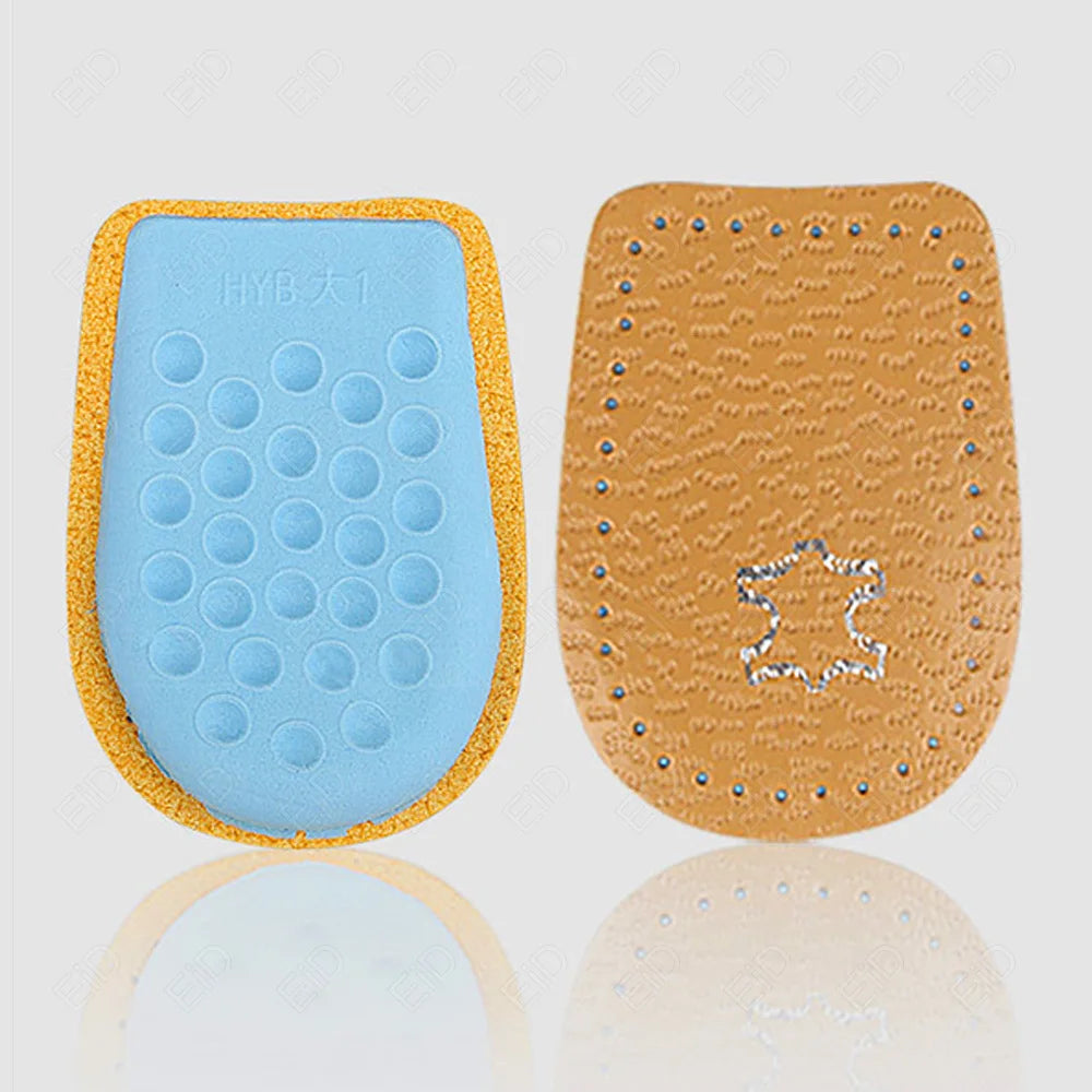 Heel Pad Leather Insoles For Shoes Men Women Heels Elastic High Heels Shoe Insoles Plantar Fasciitis Sneakers Sole Insert Insole