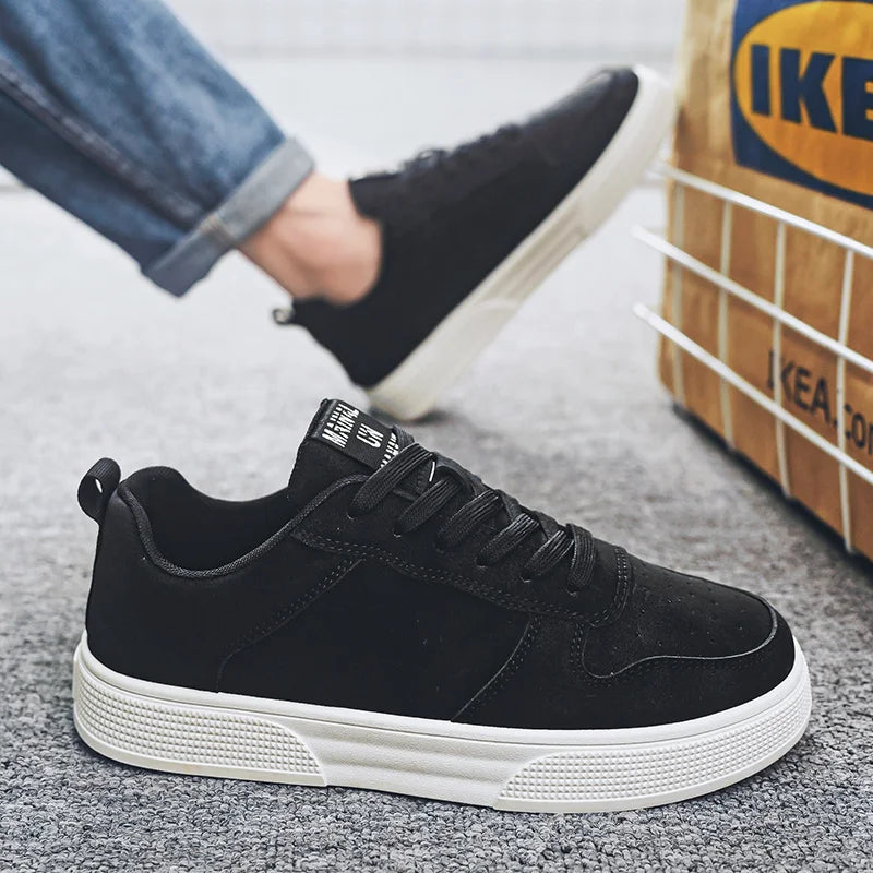 Men's Sneakers Trendy Spring Breathable Fashionable Board Shoes Thick Bottom Versatile Soft Bottom Casual Sneakers Large Size 44