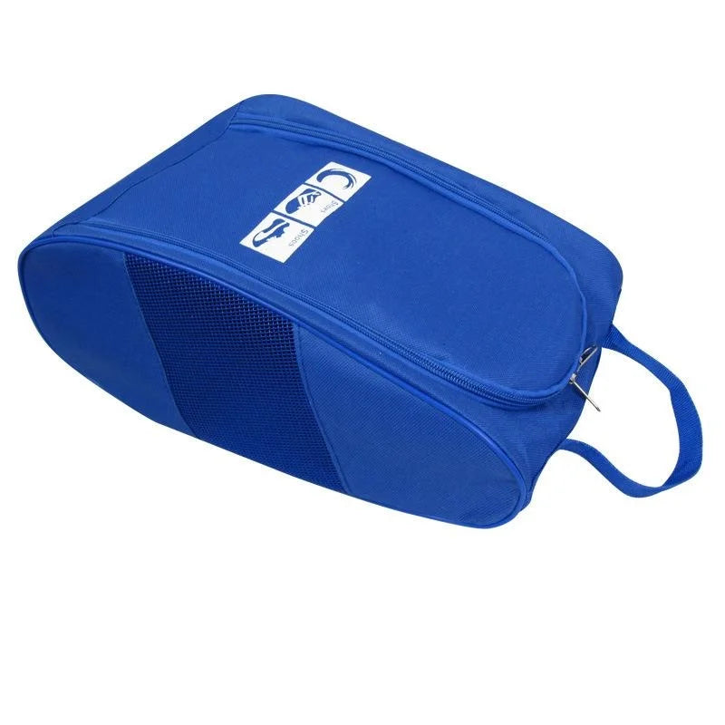 1PC Portable Washable Sneakers Boot Storage Bag Shoes Organizer Dual Zipper Oxford Cloth with Handle Foldable Travel Accessories