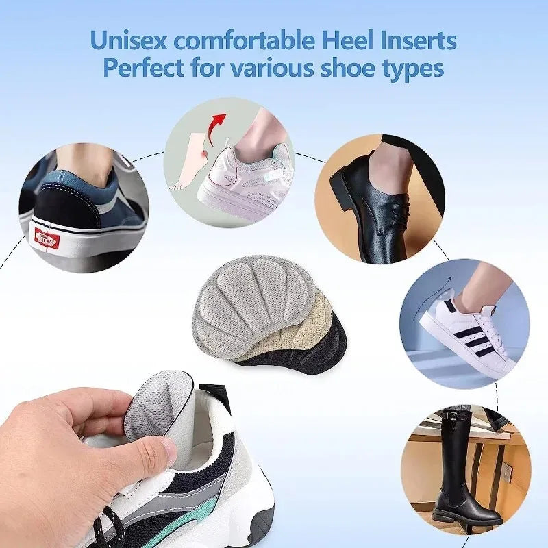 Heel Stickers Insoles Patch Cushion Pads for Sneaker Shoes Back Support and Comfort Foot Care Accessories