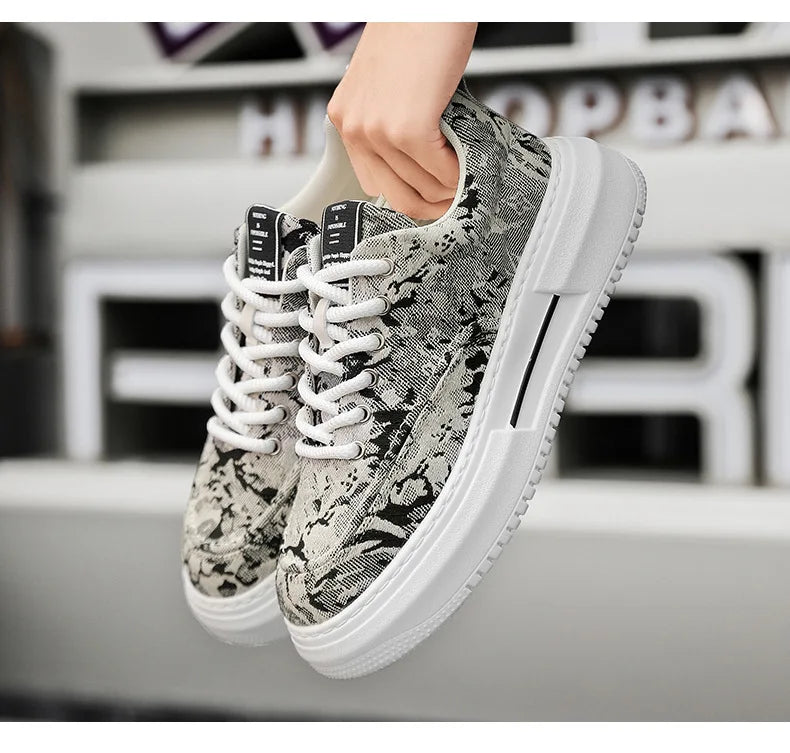 2025 Sneakers For Men Breathable Non-Slip Sport Shoes Male Fashion Casual Platform Shoes Comfortable Outdoor Running Shoes