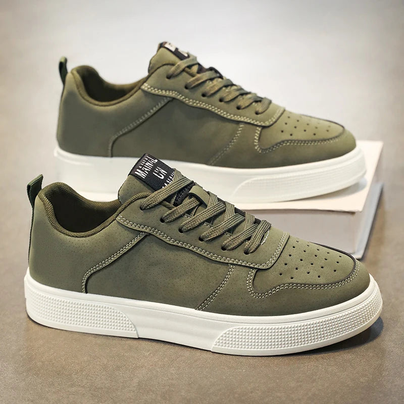 Men's Sneakers Trendy Spring Breathable Fashionable Board Shoes Thick Bottom Versatile Soft Bottom Casual Sneakers Large Size 44