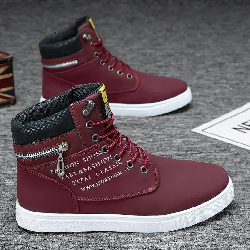 Brand Designer Men's Sneakers Comfortable Casual Shoes Fashion Non-slip Platform Shoes New Lightweight Sneakers Tenis Masculino