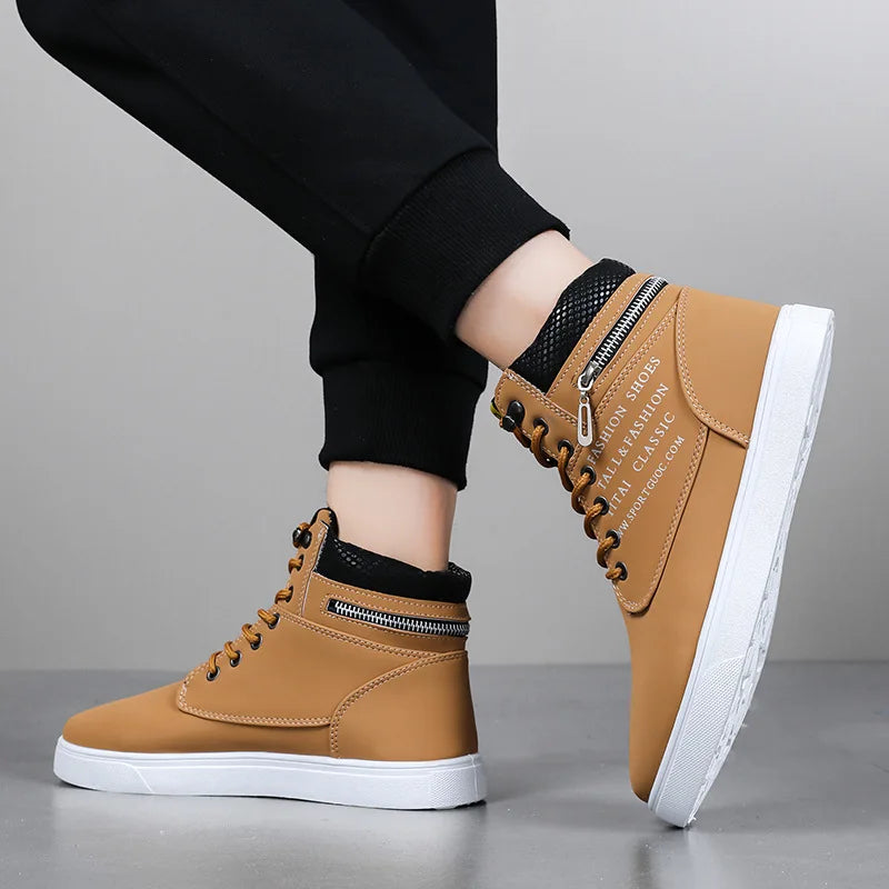 Brand Designer Men's Sneakers Comfortable Casual Shoes Fashion Non-slip Platform Shoes New Lightweight Sneakers Tenis Masculino