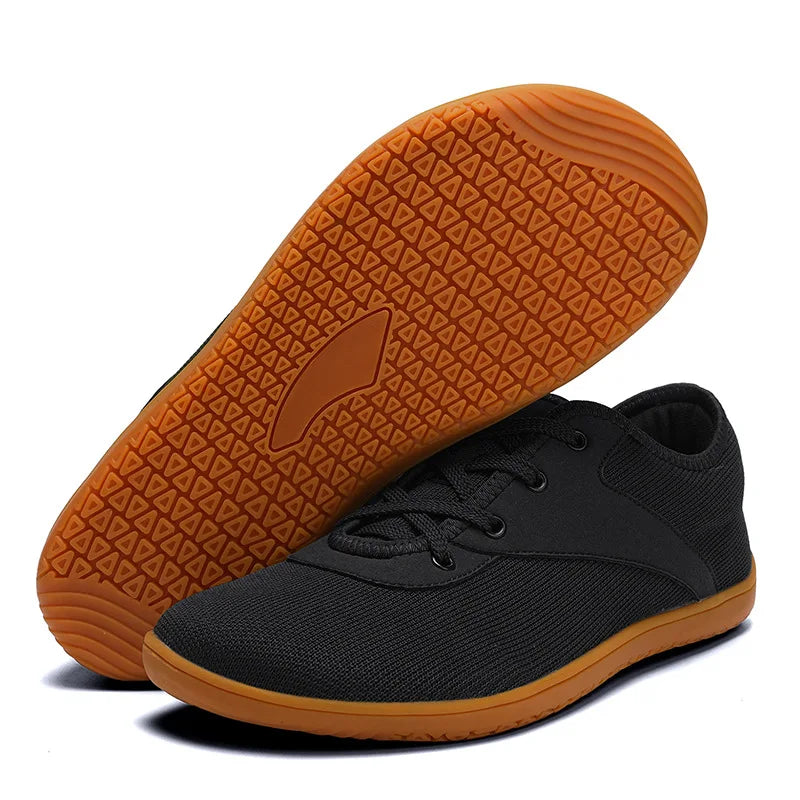 Wide Barefoot Sneakers Light Casual Mens Jogging Shoes Anti-slip Footwear Wide Barefoot Shoes Non-slip Ankle Outdoor Sneakers