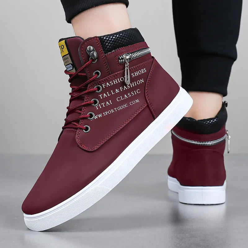 Brand Designer Men's Sneakers Comfortable Casual Shoes Fashion Non-slip Platform Shoes New Lightweight Sneakers Tenis Masculino