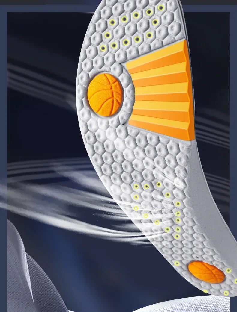 Sports Insoles Memory Foam Shoes Sole Mesh Deodorant Breathable Cushion Running  Feet Man Women Orthopedic Insoles for Sneakers