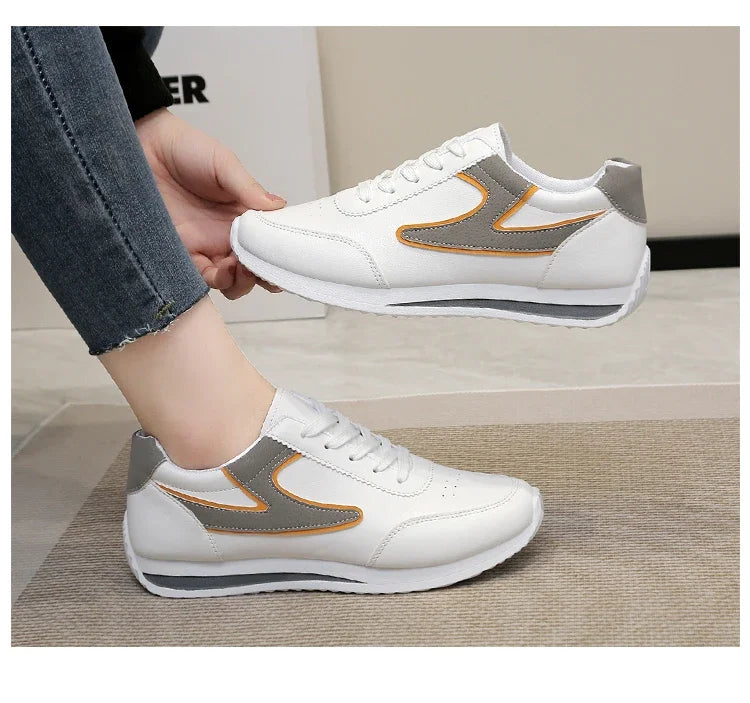 Sneakers Women New Sports Shoes Women's Small White Shoes Fashion Comfort Sneakers All-match Lightweight Casual Running Shoes