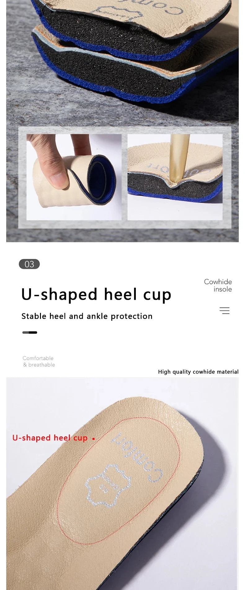 leather breathable insoles Arch support orthopedic insole Shock absorbing sole men Sneakers Leather shoes Insoles 2pcs/4pcs