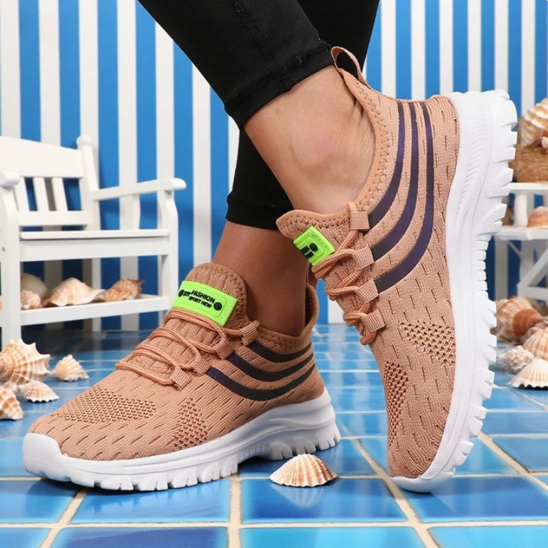 Women's Sneakers Minimalist Breathable Comfortable Classic Lightweight Walking Shoe Outdoor Training Tennis Balance Running Shoe
