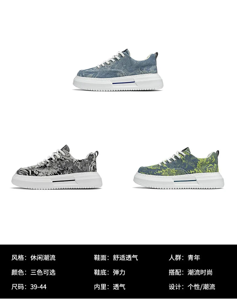 2025 Sneakers For Men Breathable Non-Slip Sport Shoes Male Fashion Casual Platform Shoes Comfortable Outdoor Running Shoes