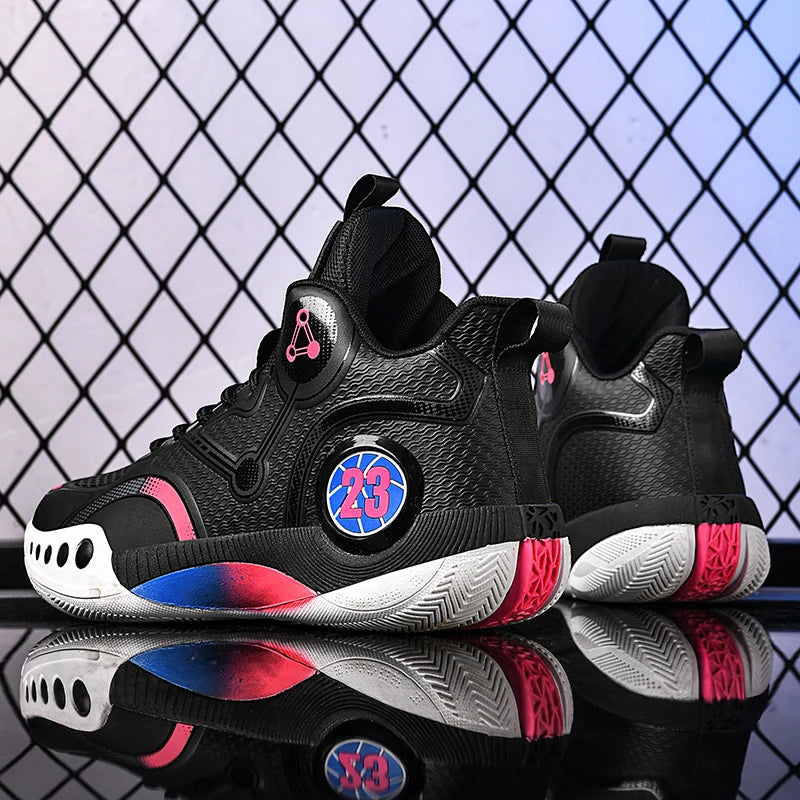 Popular Basketball Shoes Men Women Sneakers  Male Training Sports Fashion Colorful Waterproof Shoes Casual Non-Slip Couple Shoes
