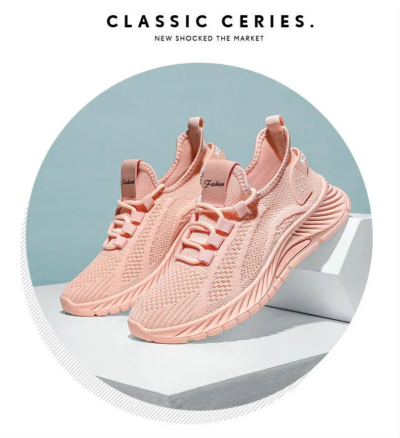 Sneakers Woman Luxury Spring Hot Ladies sports shoes Brand Breathable Running Shoes Fashion Light Basketball Tenis Platform Shoe