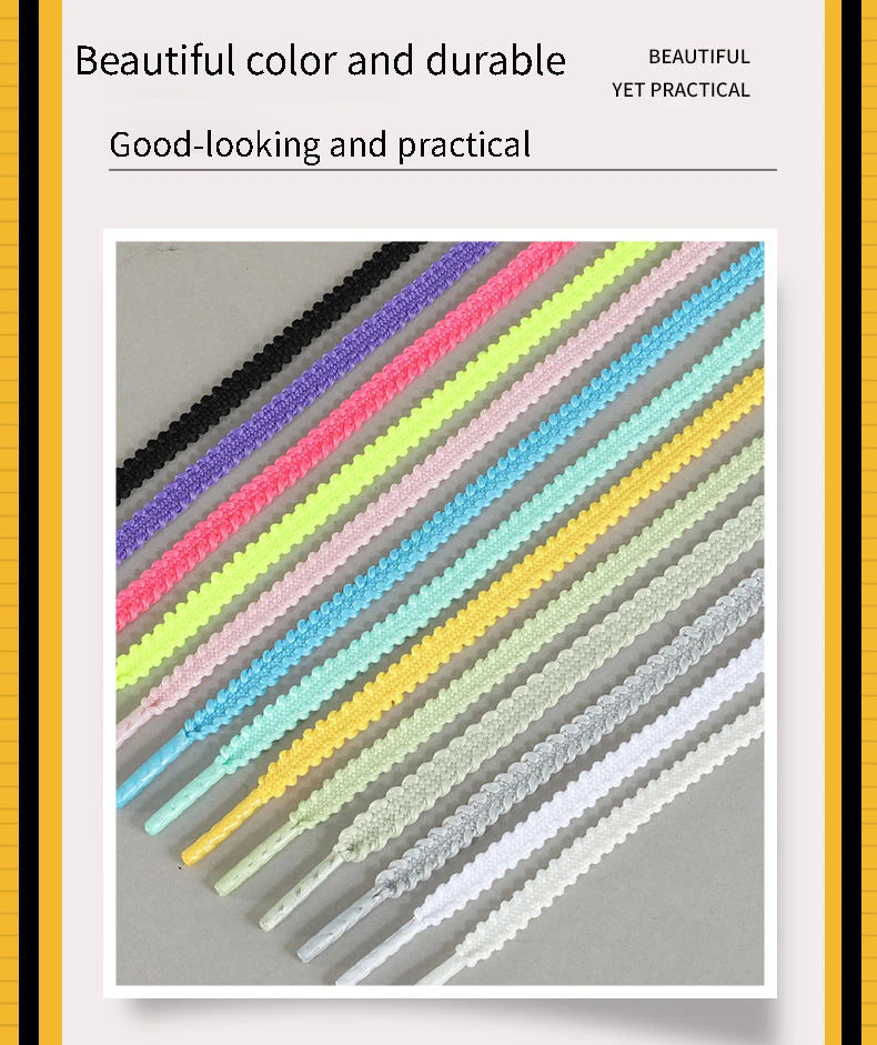 1Pair Shoe Laces New Casual Sneakers tennis Flat Shoelaces Fashion Rope Shoelace for Shoes 120/140/160CM Shoes Accessories