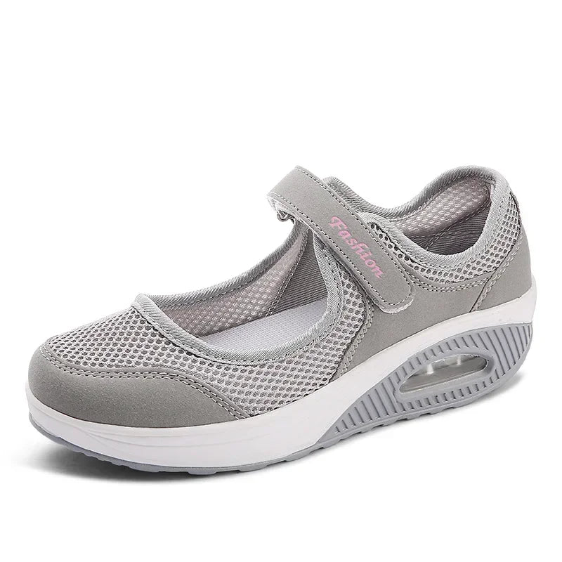 Sneakers Dance Summer New Mesh Shake dance Large Shoes Women's Insoles 4 Colors  Sport Shoe Walking Shoes Women Black Red Grey