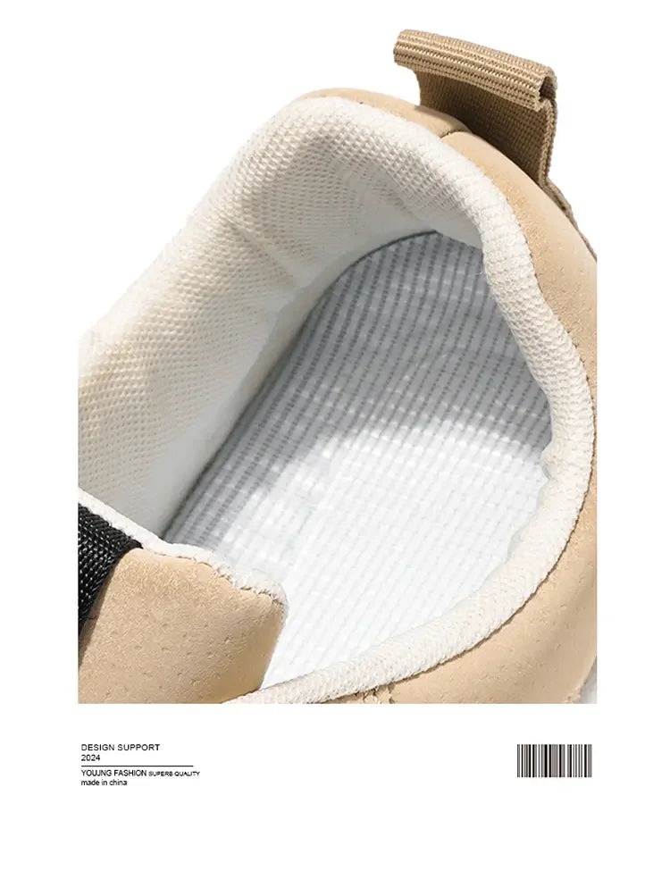 Men's Sneakers Trendy Spring Breathable Fashionable Board Shoes Thick Bottom Versatile Soft Bottom Casual Sneakers Large Size 44