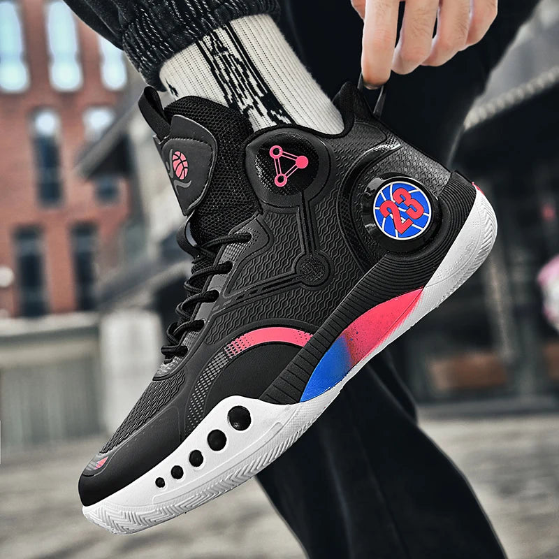 Popular Basketball Shoes Men Women Sneakers  Male Training Sports Fashion Colorful Waterproof Shoes Casual Non-Slip Couple Shoes