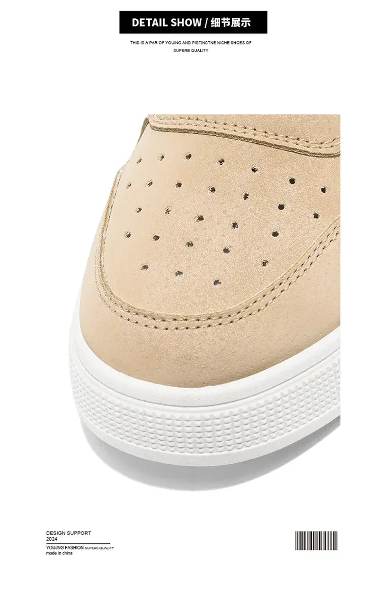 Men's Sneakers Trendy Spring Breathable Fashionable Board Shoes Thick Bottom Versatile Soft Bottom Casual Sneakers Large Size 44