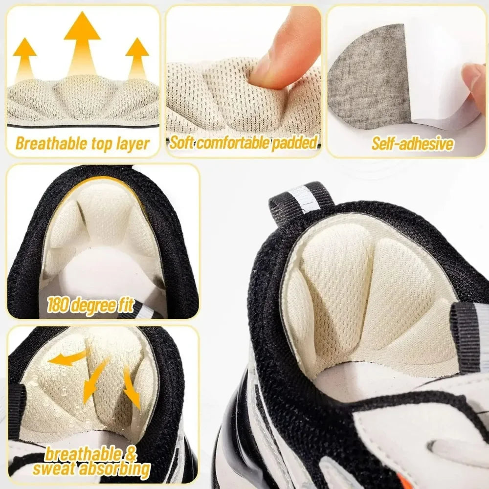Heel Stickers Insoles Patch Cushion Pads for Sneaker Shoes Back Support and Comfort Foot Care Accessories