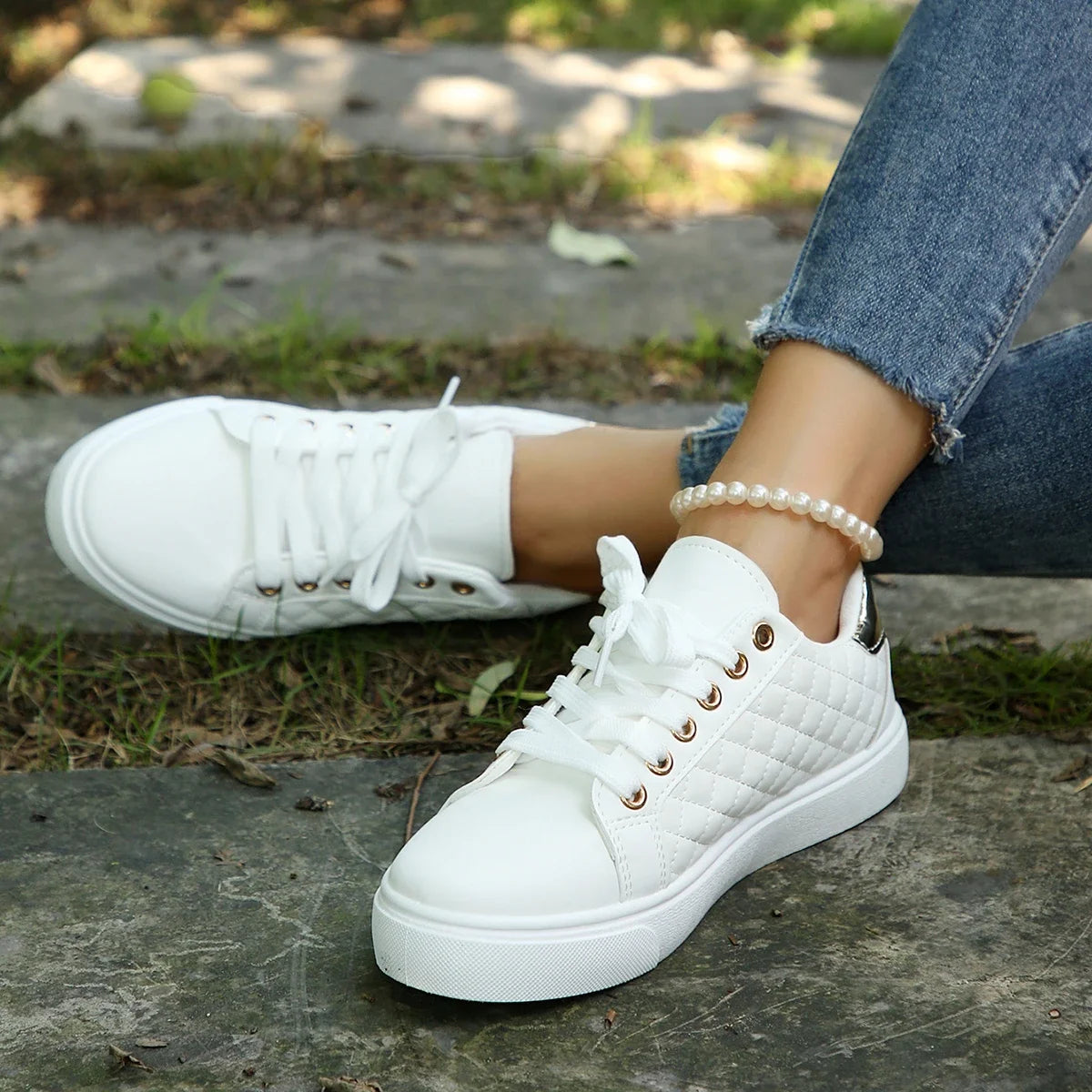 Women Sneakers 2024 Spring New Fashion Breathable Loafers Soft Sole Walking Casual Sneaker Comfortable Shallow Outdoor Sneakers