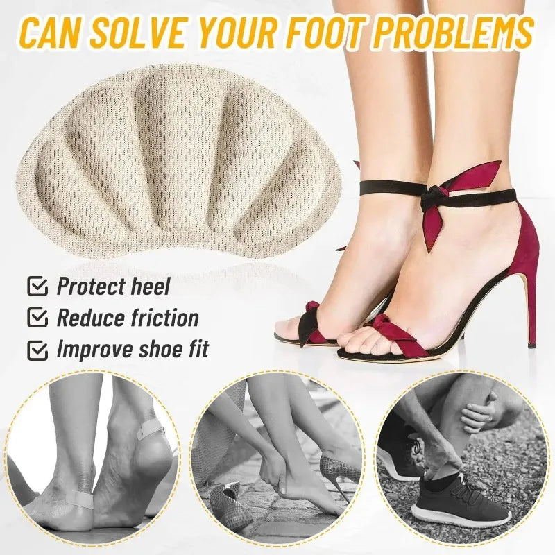 Heel Stickers Insoles Patch Cushion Pads for Sneaker Shoes Back Support and Comfort Foot Care Accessories