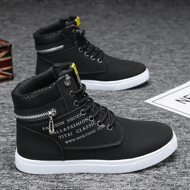Brand Designer Men's Sneakers Comfortable Casual Shoes Fashion Non-slip Platform Shoes New Lightweight Sneakers Tenis Masculino